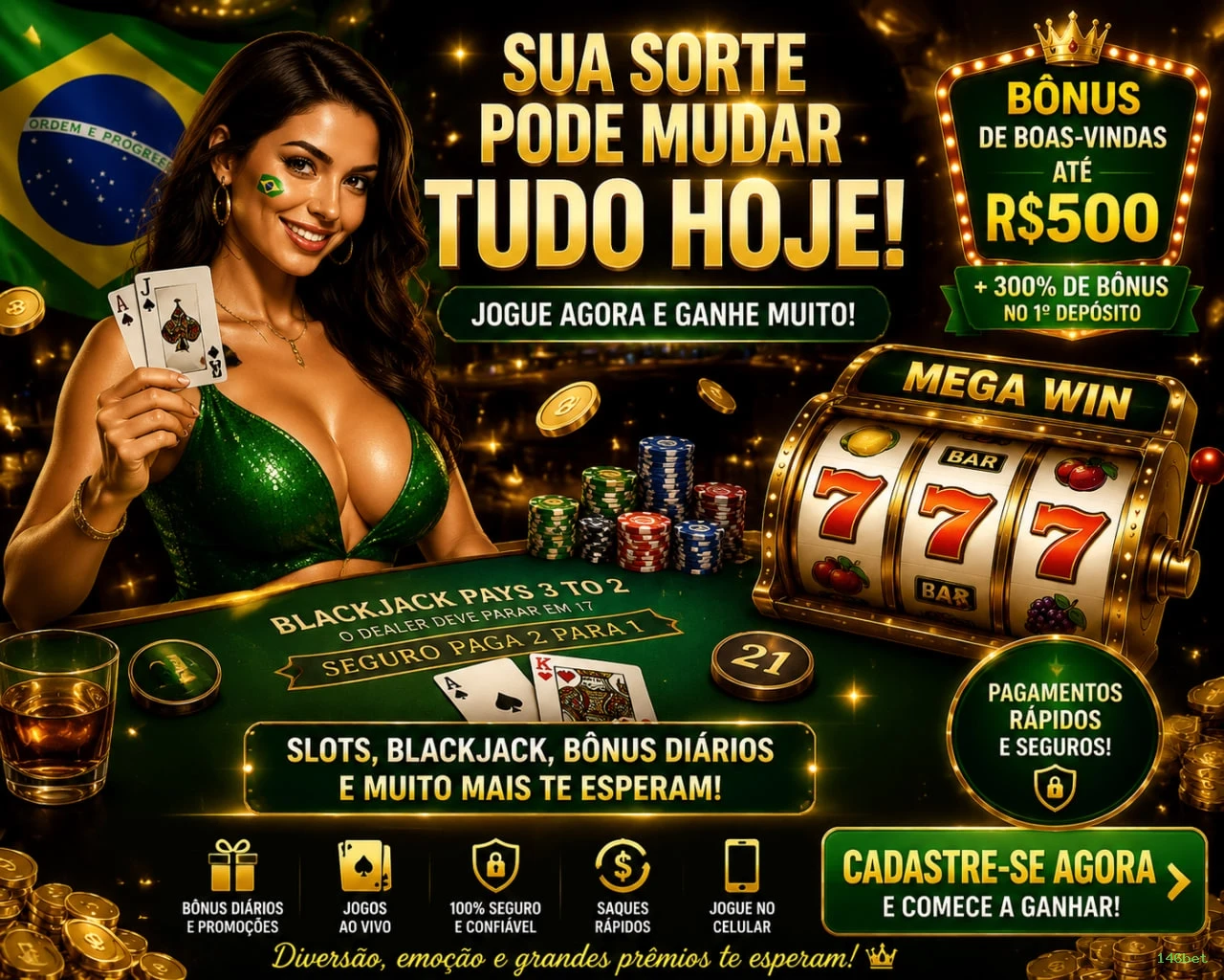 Imagem promocional dos ganhos da 146bet